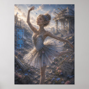 Joy / Ballerina / Flower Field Poster