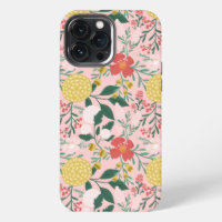 Joy Botanical Floral Festive Garden Pattern Pink