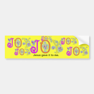 JOY! BUMPER STICKER