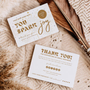 Joy Business Branding Shop Thank you Product Card