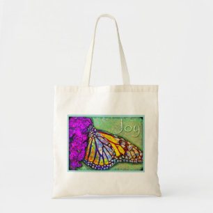 Joy Butterfly Tote Bag