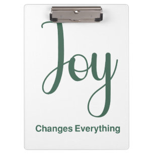 Joy Changes Everything Clipboard