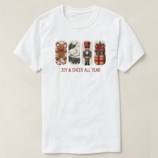Joy & Cheer All Year T-Shirt (Design Front)