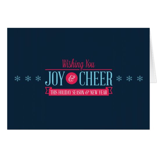 Joy & Cheer Holiday Card