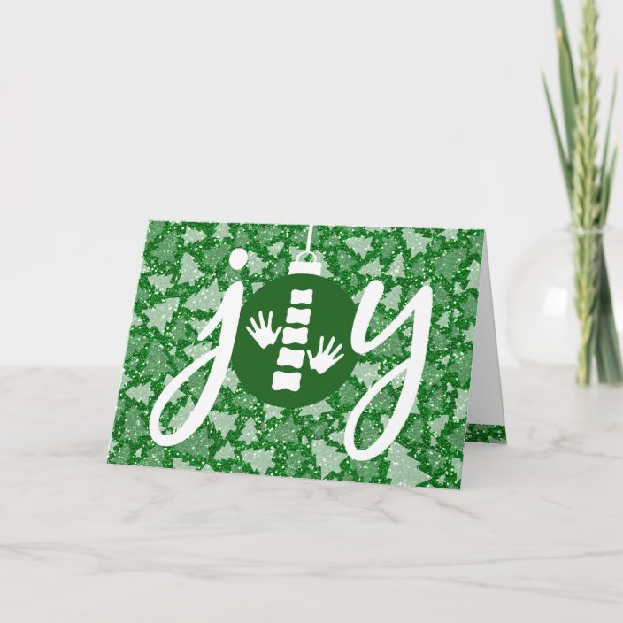 JOY Chiropractic Christmas Cards Zazzle.co.uk