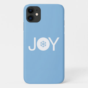 Joy Christmas Blue iPhone 11 Case