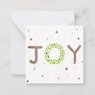 Joy Christmas Card