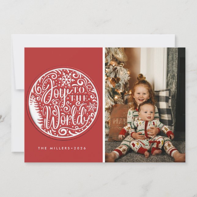 Joy Christmas Cards (Front)