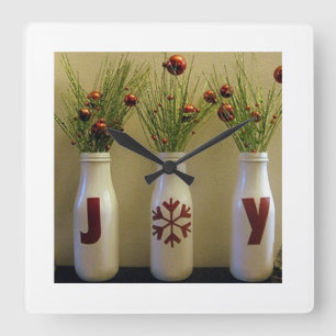 "JOY" CHRISTMAS CLOCK