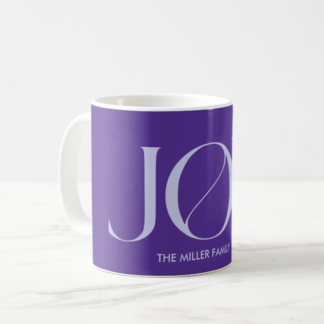Joy | Christmas Coffee Mug (Front Left)