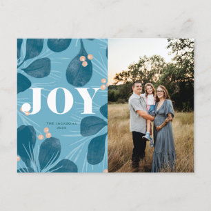 Joy Christmas Design Holiday Postcard
