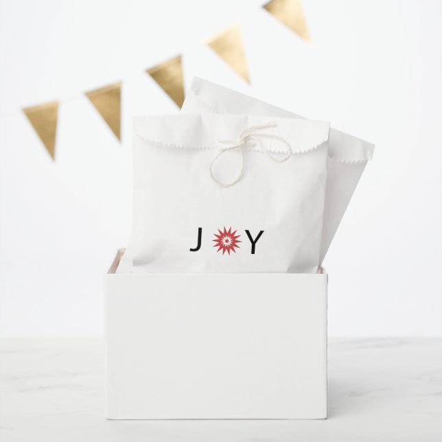 Joy, Christmas Favor Bags (Party)