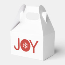 Joy Christmas Favour Box