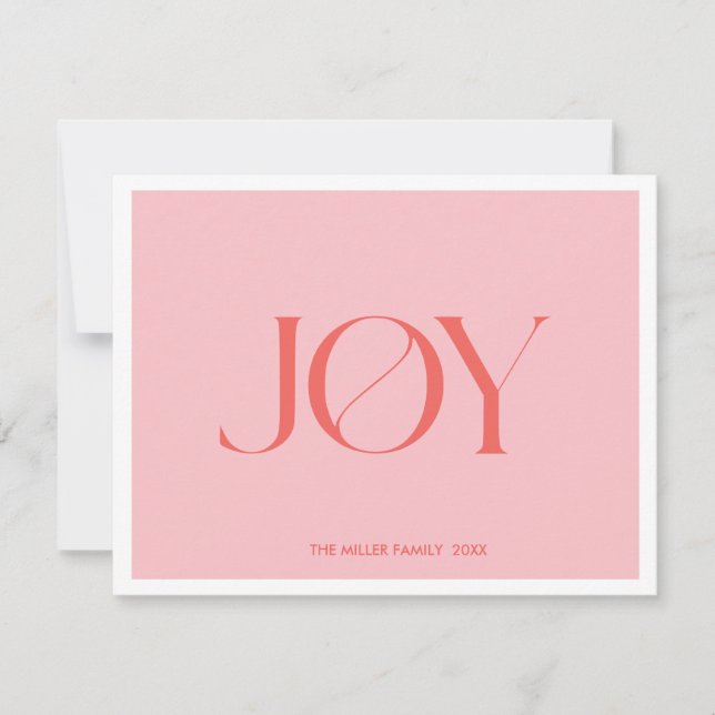 Joy | Christmas Holiday Card (Front)