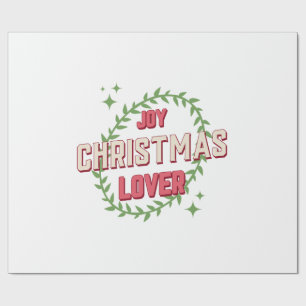 Joy Christmas Lover Wrapping Paper