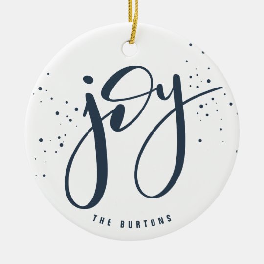 JOY CHRISTMAS ORNAMENT