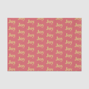 Joy Christmas Tissue Paper