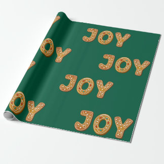 Joy cookies wrapping paper