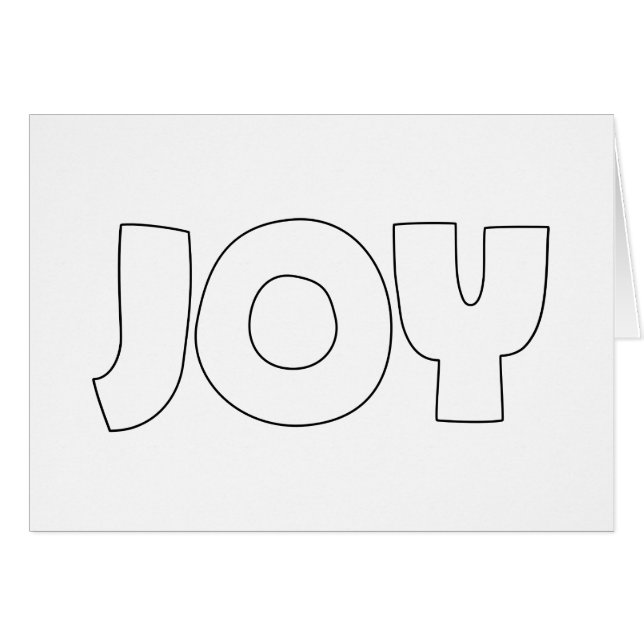 JOY (Create Your Own) - A7 (Landscape) (Front Horizontal)