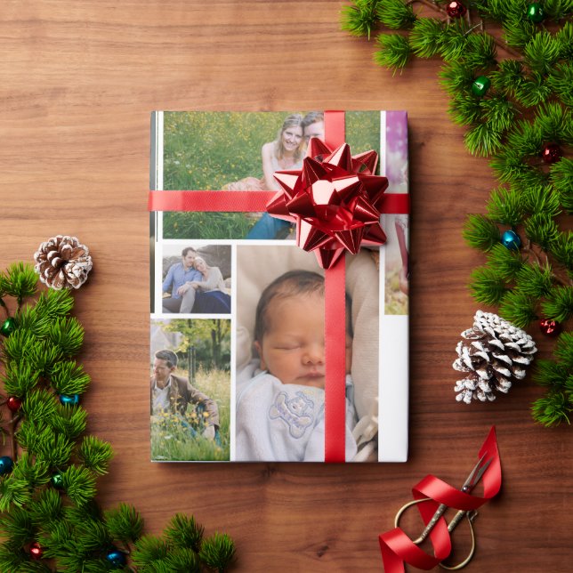 Joy Custom Personalised Photo Wrapping Paper (Holiday Gift)