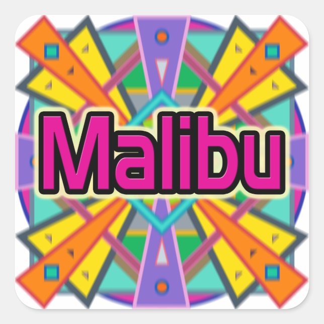 Joy Design "Malibu" Stickers (Front)