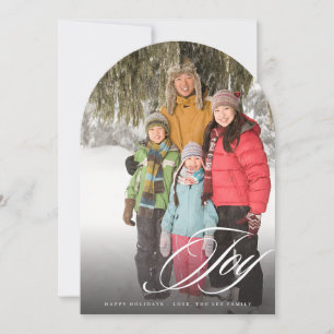 Joy Elegant Modern Minimalist Arc Invitation