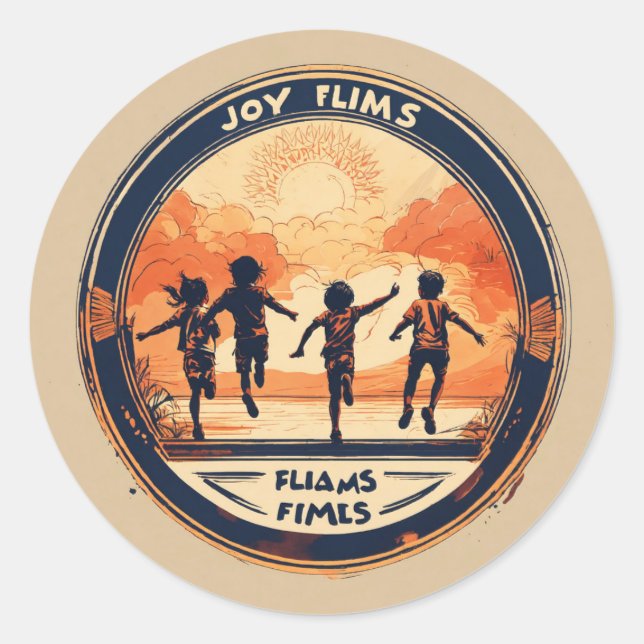 Joy flims sticker  (Front)