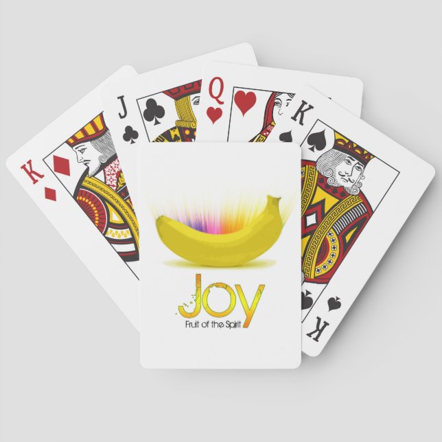 Joy Fruit of the Spirit playing card deck (Back)
