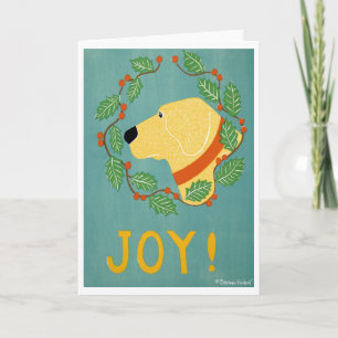 Joy Greeting Card - Stephen Huneck
