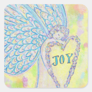 Joy Guardian Angel Art Custom Decal Sticker