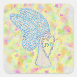 Joy Guardian Angel Art Custom Decal Stickers