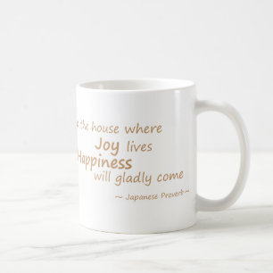 Joy, happiness yellow coffee mug