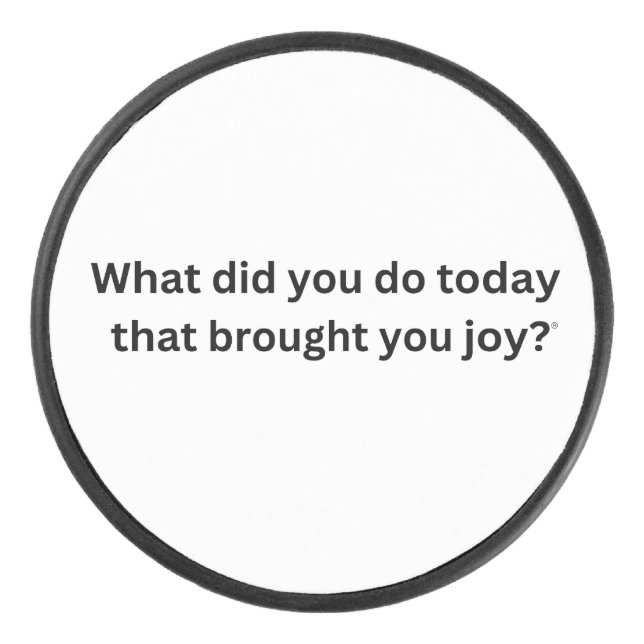 JOY hockey puck (Front)