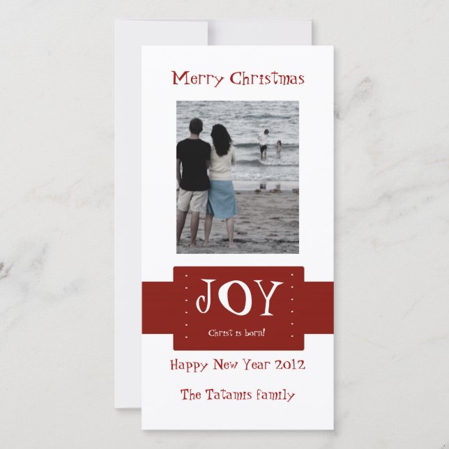 Joy Holiday Card (Front)