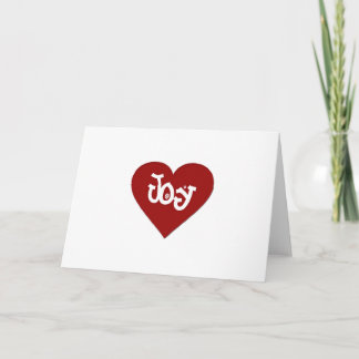 Joy Holiday card