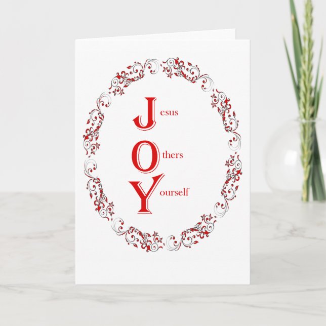 Joy Holiday Card (Front)