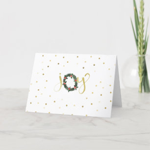Joy Holiday Card