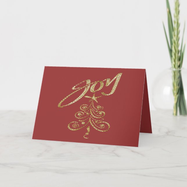 Joy Holiday Card (Front)