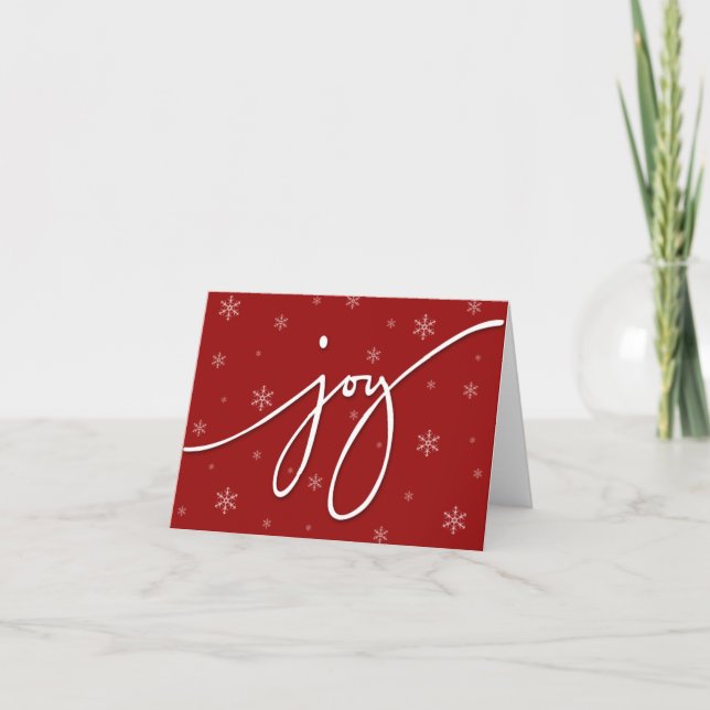 Joy Holiday Card (Front)