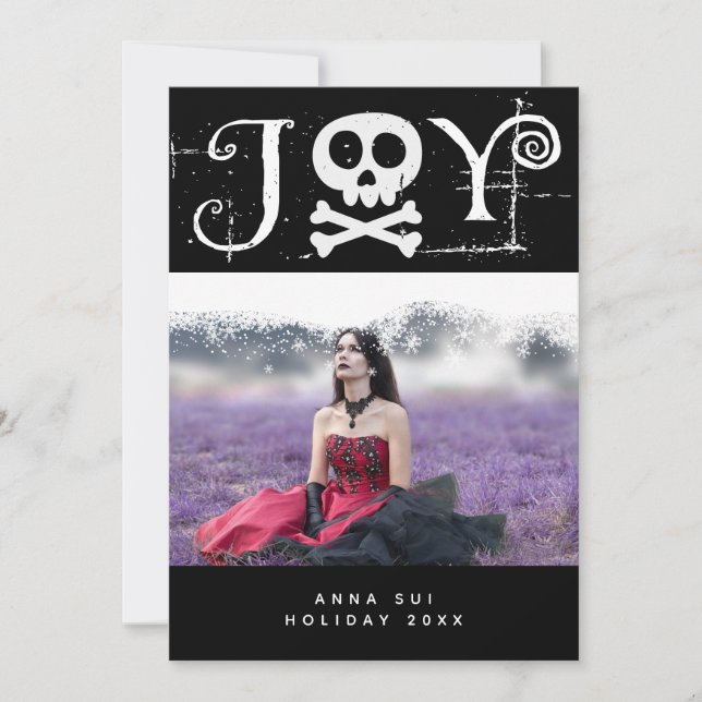 Joy Holiday Gothic Photo (Front)