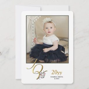 Joy Holiday Photo Card