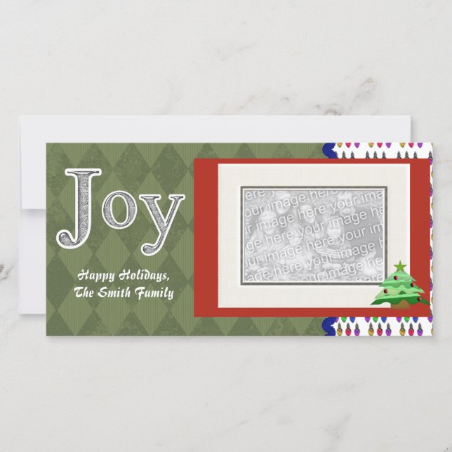 JOY HOLIDAY  PHOTOCARD TEMPLATE (Front)