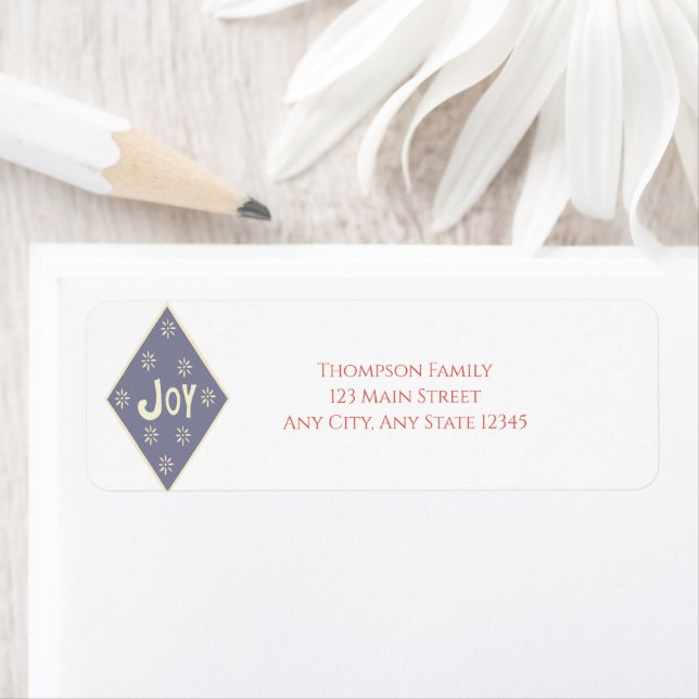 Joy Holiday Return Address (Insitu)