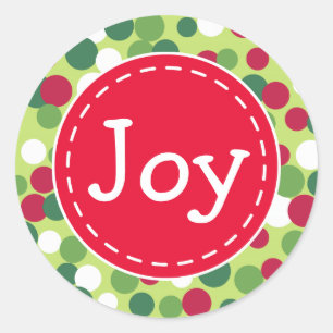 Joy Holiday Stickers