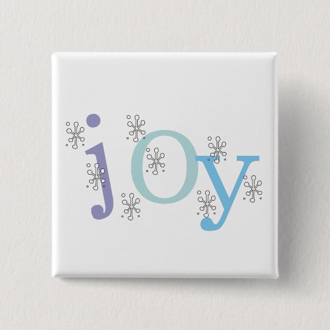 JOY Holiday Tshirts and Gifts 15 Cm Square Badge (Front)