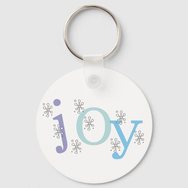 JOY Holiday Tshirts and Gifts Key Ring (Front)