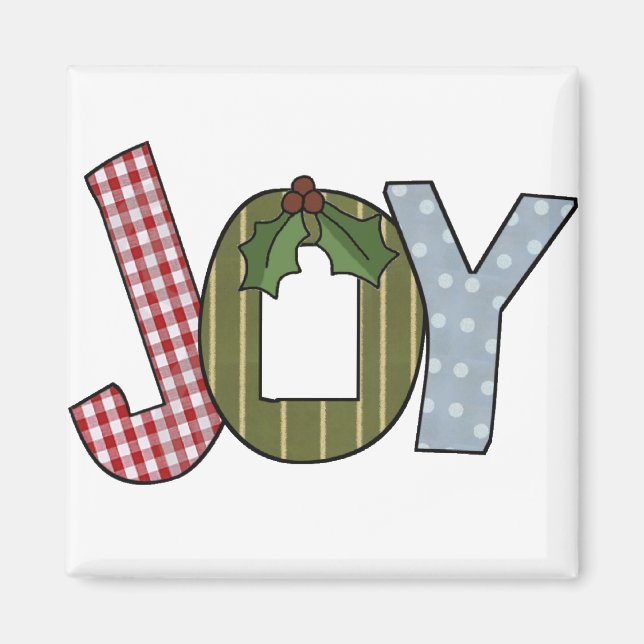 JOY Holiday Tshirts and gifts Magnet (Front)