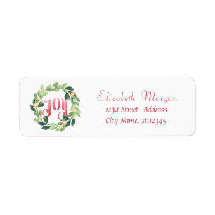 Joy Holiday Wreath, Christmas