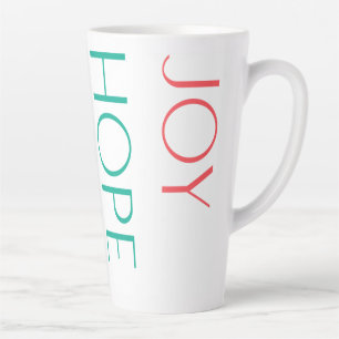 Joy, Hope, Love, Peace  Latte Mug