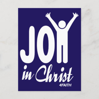 Joy in Christ, Jesus Postcard